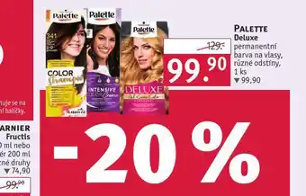 Rossmann Palette deluxe permanentní barva na vlasy nabídka