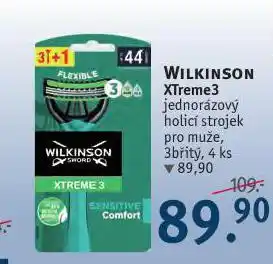Rossmann Wilkinson xtreme3 jednorázový holicí strojek nabídka
