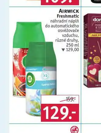 Rossmann Airwick freshmatic náhradní náplň nabídka
