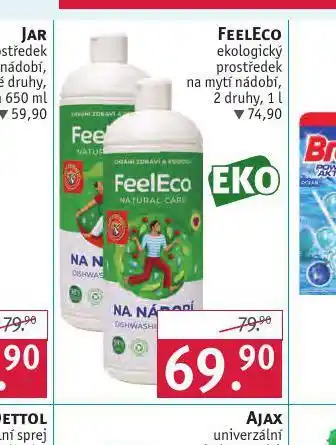 Rossmann Feeleco ekologický prostředek na nádobí nabídka