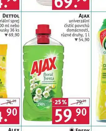 Rossmann Ajax univerzální čistič povrchů nabídka