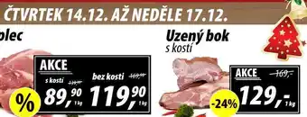 ZEMAN Uzený bok s kostí, 1 kg nabídka