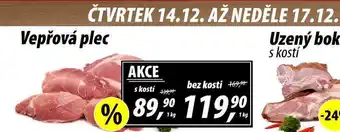ZEMAN Vepřová plec s kostí, 1 kg nabídka