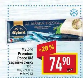 Billa Mylord premium porce filé z aljašské tresky 300 g nabídka