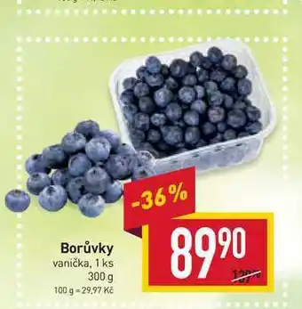 Billa Borůvky vanička, 1 ks 300 g nabídka