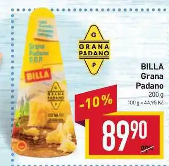 Billa Billa grana padano 200 g nabídka