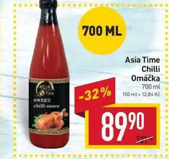 Billa Asia time chilli omáčka 700 ml nabídka