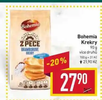Billa Bohemia krekry 90 g nabídka