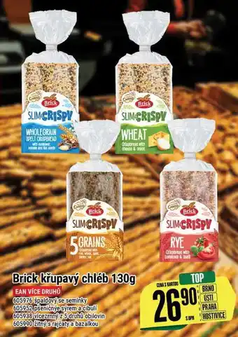 Tamda Foods Brick křupavý chléb 130g nabídka