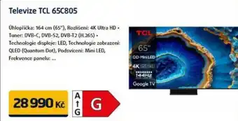 Datart Televize TCL 65C805 nabídka