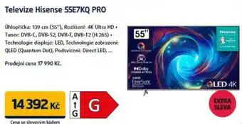 Datart Televize Hisense 55E7KQ PRO nabídka