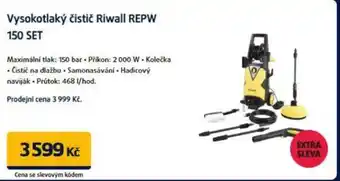 Datart Vysokotlaký čistič Riwall REPW 150 SET nabídka