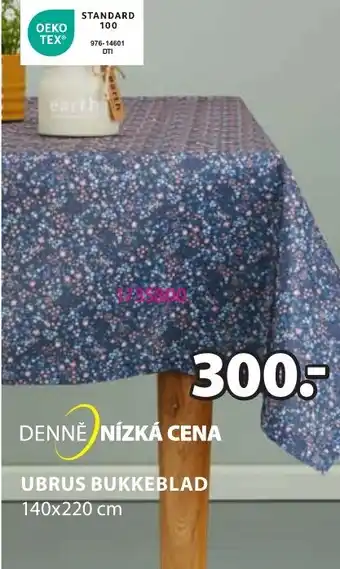 JYSK UBRUS BUKKEBLAD nabídka