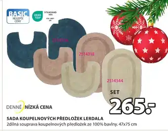SADA KOUPELNOVÝCH PŘEDLOŽEK LERDALA