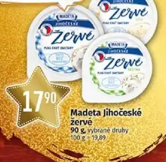 COOP TIP Madeta Jihočeské žervé 90 g nabídka