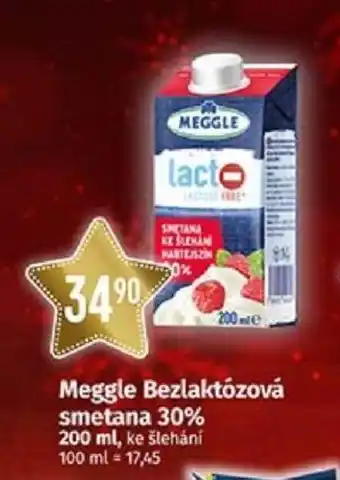 COOP TIP Meggle Bezlaktózová smetana 30% 200 ml nabídka
