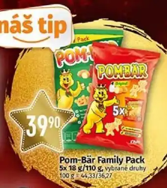 COOP TIP Pom-Bär Family Pack nabídka