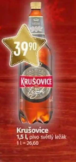COOP TIP Krušovice 1,5 l nabídka