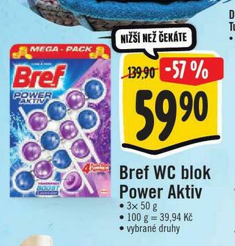 Jip Bref wc blok power aktiv nabídka