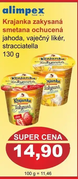 PLUS JIP Krajanka zakysaná smetana ochucená nabídka