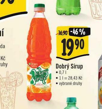 Jip Dobrý sirup nabídka