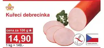 PLUS JIP Kuřecí debrecínka nabídka