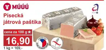 PLUS JIP Písecká játrová paštika nabídka