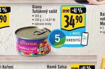 Jip Giana tuňákový salát nabídka
