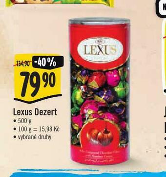 Jip Lexus dezert nabídka