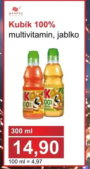 PLUS JIP Kubík 100% multivitamin, jablko nabídka