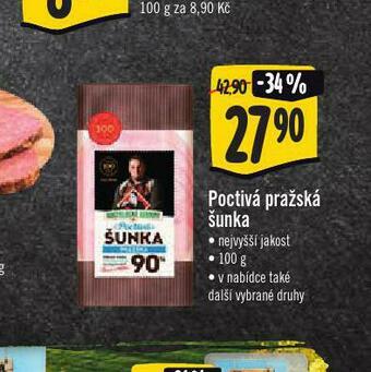 Jip Poctivá pražská šunka nabídka