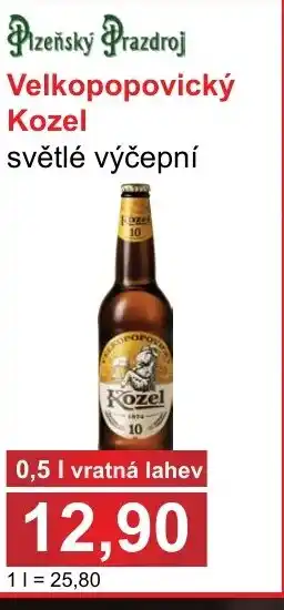 PLUS JIP Velkopopovický Kozel nabídka