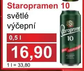 PLUS JIP Staropramen 10 nabídka