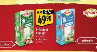 Jip Président kozí sýr nabídka