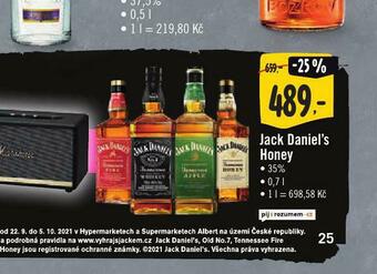 Jip Jack daniel´s honey nabídka