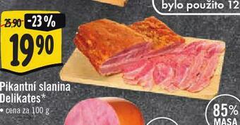 Jip Pikantní slanina delikates nabídka