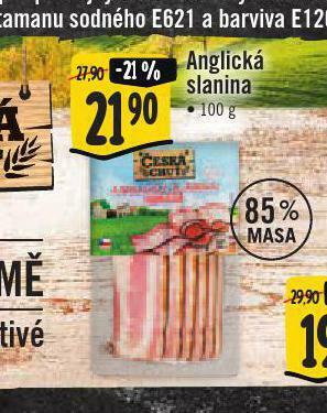 Jip Anglická slanina nabídka