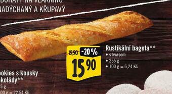 Jip Rustikální bageta nabídka
