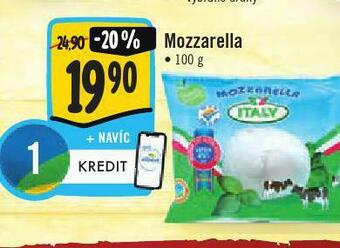 Jip Mozzarella nabídka