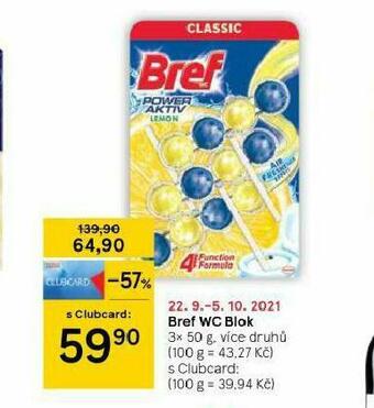 Tesco Bref wc blok nabídka