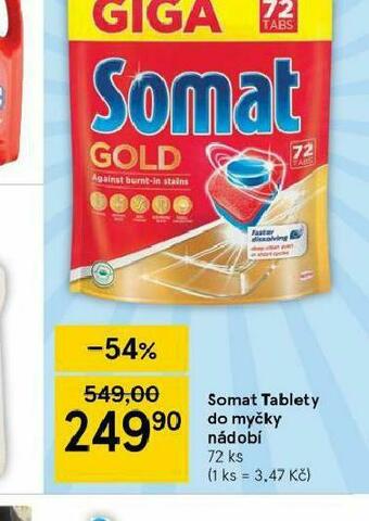 Tesco Somat tablety do myčky nabídka