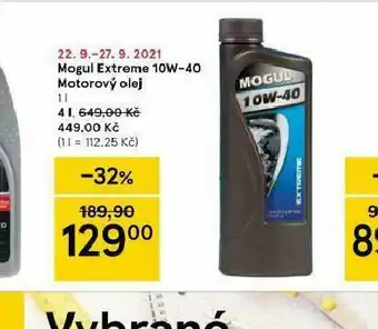 Tesco Mogul extreme 10w-40 motorový olej nabídka