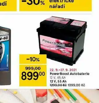 Tesco Powerbust autobaterie 45 ah nabídka