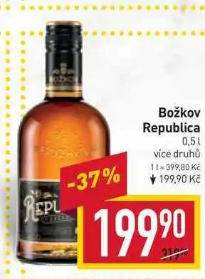 Billa Božkov republica 0,5l nabídka