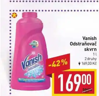 Billa Vanish odstraňovač skvrn 1l nabídka