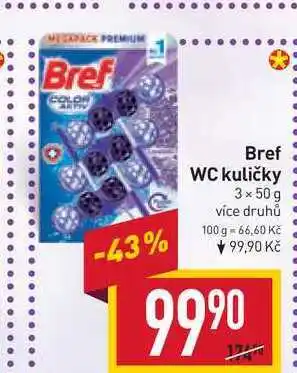 Billa Bref wc kuličky 3 x 50 g nabídka