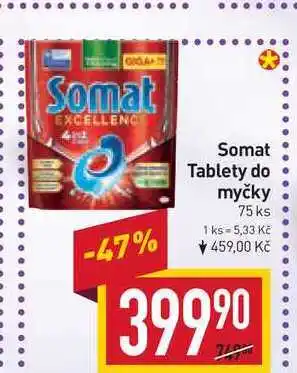 Billa Somat tablety do myčky. 75 ks nabídka