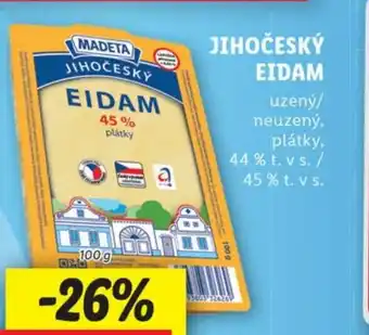 Lidl JIHOČESKÝ EIDAM nabídka