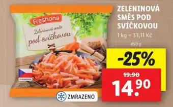 Lidl ZELENINOVÁ SMĚS POD SVÍČKOVOU nabídka