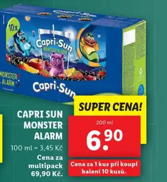 Lidl CAPRI SUN MONSTER ALARM nabídka